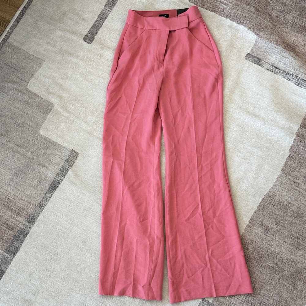 NWT Express Wide Leg Pants in Dusty Rose Pink